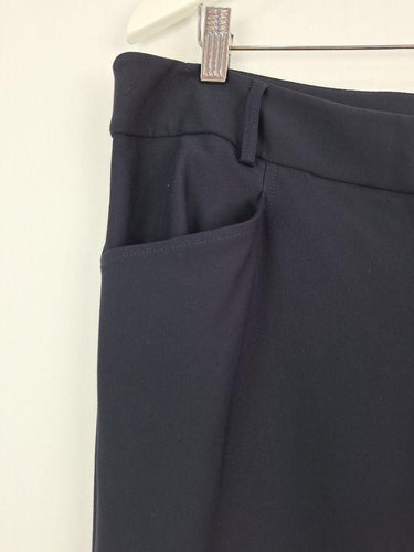 Leina & Fleur Navy Tailored Stretch Pants Size 16 by SwapUp-Online Second Hand Store-Online Thrift Store