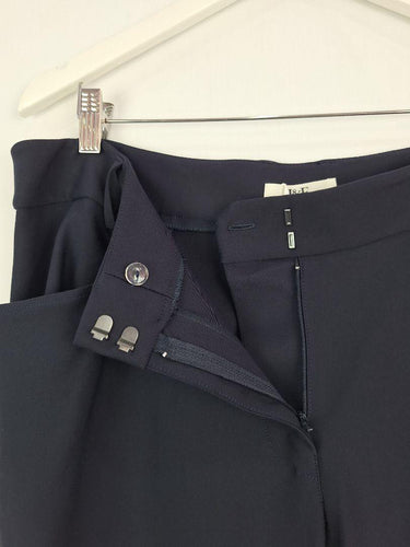 Leina & Fleur Navy Tailored Stretch Pants Size 16 by SwapUp-Online Second Hand Store-Online Thrift Store