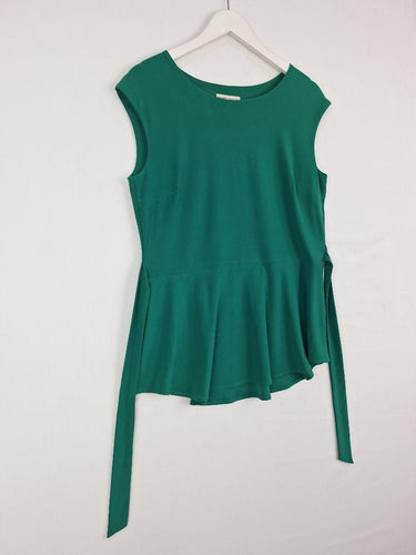 Leina Broughton Forest Green Tie Back Top Size 16 by SwapUp-Online Second Hand Store-Online Thrift Store
