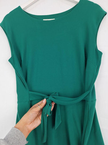 Leina Broughton Forest Green Tie Back Top Size 16 by SwapUp-Online Second Hand Store-Online Thrift Store