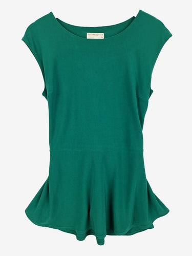 Leina Broughton Forest Green Tie Back Top Size 16 by SwapUp-Online Second Hand Store-Online Thrift Store