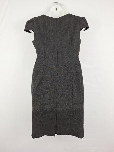 Cue Wool Blend Plaid Cap Sleeve Dress Size 14 by SwapUp-Online Second Hand Store-Online Thrift Store