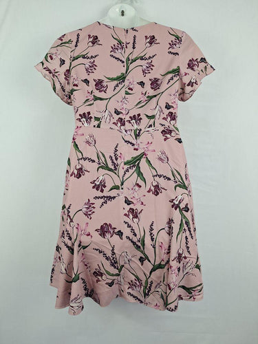 Alannah Hill Dusty Pink Floral Tea Dress Size 14 by SwapUp-Online Second Hand Store-Online Thrift Store