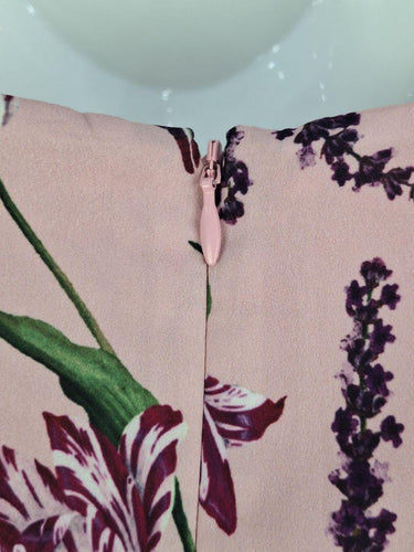 Alannah Hill Dusty Pink Floral Tea Dress Size 14 by SwapUp-Online Second Hand Store-Online Thrift Store