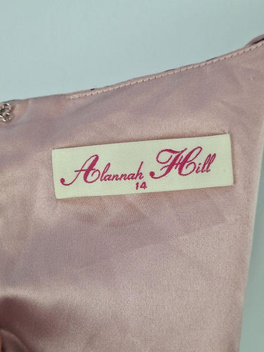 Alannah Hill Dusty Pink Floral Tea Dress Size 14 by SwapUp-Online Second Hand Store-Online Thrift Store