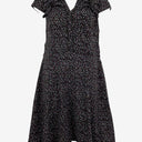 Review Lilac Spotted Ruffle Detail Dress Size 16 by SwapUp-Online Second Hand Store-Online Thrift Store