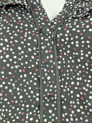 Review Lilac Spotted Ruffle Detail Dress Size 16 by SwapUp-Online Second Hand Store-Online Thrift Store