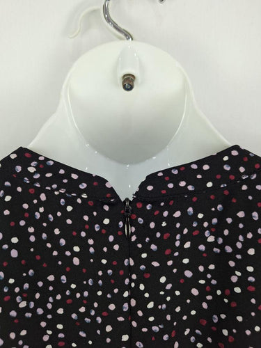 Review Lilac Spotted Ruffle Detail Dress Size 16 by SwapUp-Online Second Hand Store-Online Thrift Store