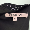 Review Lilac Spotted Ruffle Detail Dress Size 16 by SwapUp-Online Second Hand Store-Online Thrift Store