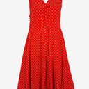 Review Cherry Spot Button Down Dress Size 16 by SwapUp-Online Second Hand Store-Online Thrift Store