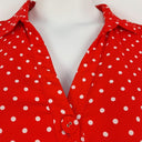 Review Cherry Spot Button Down Dress Size 16 by SwapUp-Online Second Hand Store-Online Thrift Store
