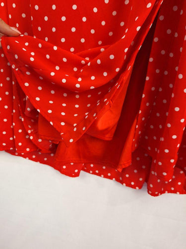 Review Cherry Spot Button Down Dress Size 16 by SwapUp-Online Second Hand Store-Online Thrift Store