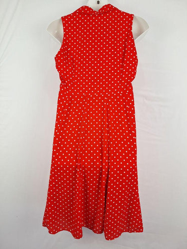 Review Cherry Spot Button Down Dress Size 16 by SwapUp-Online Second Hand Store-Online Thrift Store