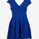 Cue Cobalt Zip Front Midi Dress Size 14 by SwapUp-Online Second Hand Store-Online Thrift Store