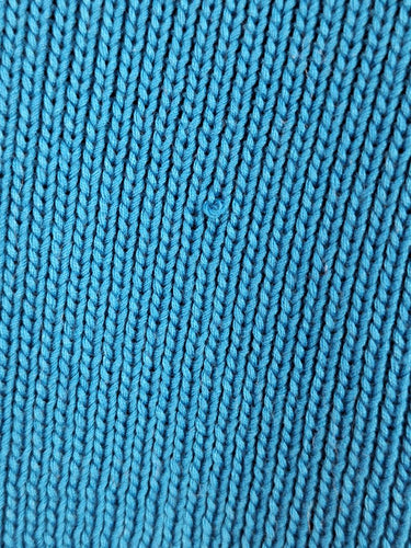 Cue Azure Plunging Ribbed Knit Top Size M by SwapUp-Online Second Hand Store-Online Thrift Store