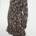 Witchery Gathered Autumn Floral Mini Dress Size 10 by SwapUp-Online Second Hand Store-Online Thrift Store