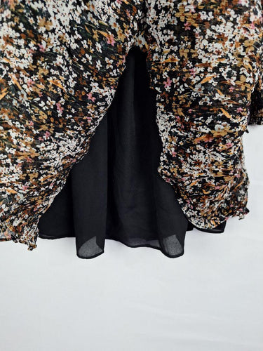 Witchery Gathered Autumn Floral Mini Dress Size 10 by SwapUp-Online Second Hand Store-Online Thrift Store