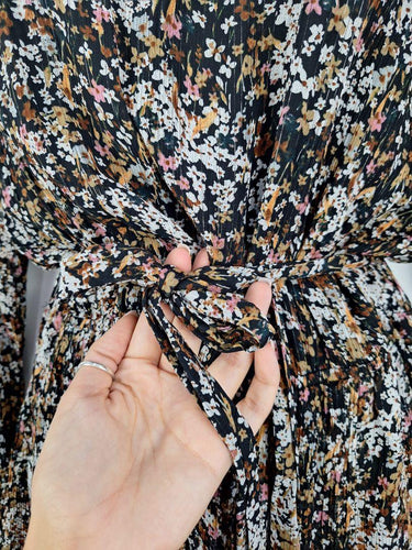 Witchery Gathered Autumn Floral Mini Dress Size 10 by SwapUp-Online Second Hand Store-Online Thrift Store