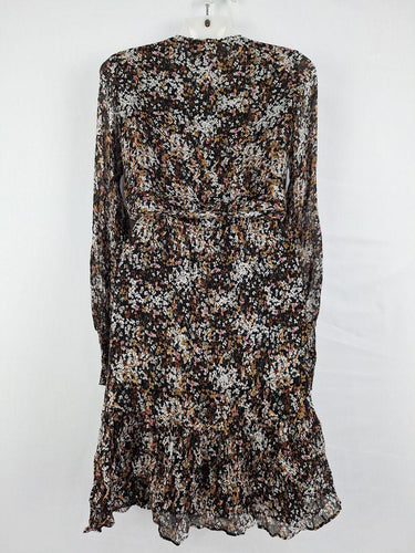 Witchery Gathered Autumn Floral Mini Dress Size 10 by SwapUp-Online Second Hand Store-Online Thrift Store