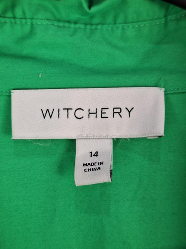 Witchery Statement Green Shirt Maxi Dress Size 14 by SwapUp-Online Second Hand Store-Online Thrift Store