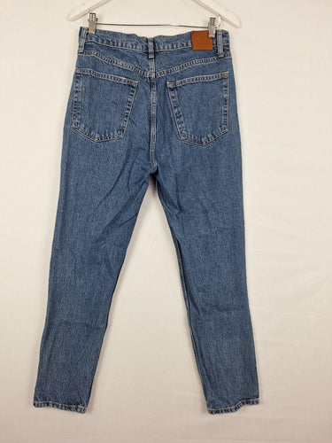 Annie Bing Staple Tapered Mid Blue Denim Jeans Size 12 by SwapUp-Online Second Hand Store-Online Thrift Store