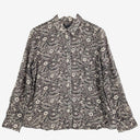 Sportscraft Silk Blend Floral Semi Sheer Shirt Size 14 by SwapUp-Online Second Hand Store-Online Thrift Store