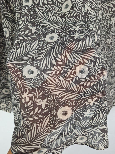 Sportscraft Silk Blend Floral Semi Sheer Shirt Size 14 by SwapUp-Online Second Hand Store-Online Thrift Store