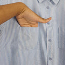 Sportscraft Double Stripe Cotton Office Staple Shirt Size 14 by SwapUp-Online Second Hand Store-Online Thrift Store