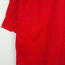 Sportscraft Crimson Boxy Utility Semi Sheer Shirt Size 14 by SwapUp-Online Second Hand Store-Online Thrift Store