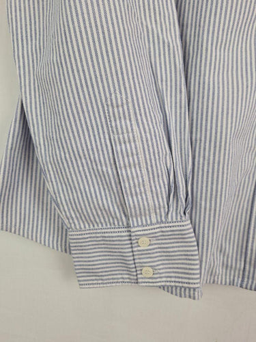 Sportscraft Striped Pinpoint Oxford Office Shirt Size 14 by SwapUp-Online Second Hand Store-Online Thrift Store