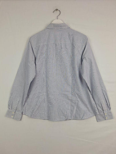 Sportscraft Striped Pinpoint Oxford Office Shirt Size 14 by SwapUp-Online Second Hand Store-Online Thrift Store