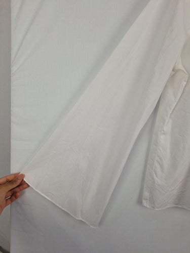 Carla Zampatti Double Frilled Tie Front Elegant Blouse Size 14 by SwapUp-Online Second Hand Store-Online Thrift Store