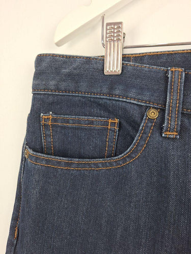 Sportscraft Indigo Boyfriend Straight Leg Denim Jeans Size 14 by SwapUp-Online Second Hand Store-Online Thrift Store