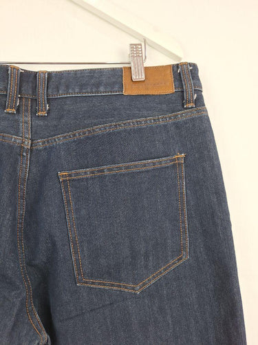 Sportscraft Indigo Boyfriend Straight Leg Denim Jeans Size 14 by SwapUp-Online Second Hand Store-Online Thrift Store