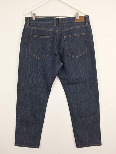 Sportscraft Indigo Boyfriend Straight Leg Denim Jeans Size 14 by SwapUp-Online Second Hand Store-Online Thrift Store