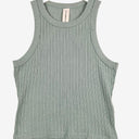 Lorna Jane Light Teal Ribbed Singlet Top Size L by SwapUp-Online Second Hand Store-Online Thrift Store