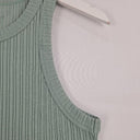 Lorna Jane Light Teal Ribbed Singlet Top Size L by SwapUp-Online Second Hand Store-Online Thrift Store