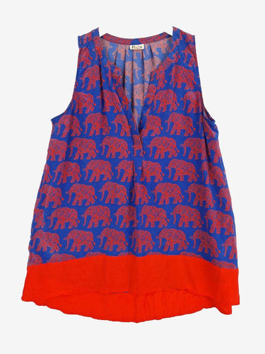 Hatley Elephant Silk High-Low Top Size L by SwapUp-Online Second Hand Store-Online Thrift Store