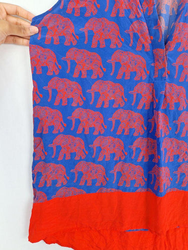 Hatley Elephant Silk High-Low Top Size L by SwapUp-Online Second Hand Store-Online Thrift Store