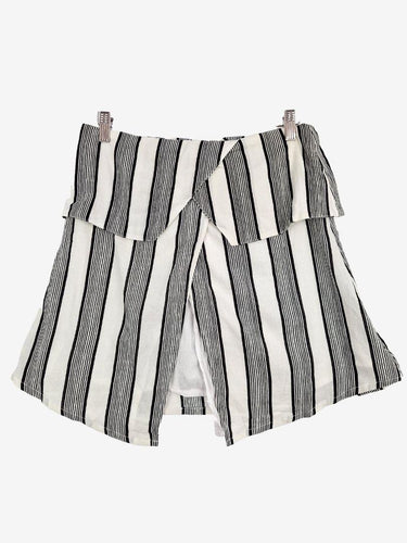 Zulu & Zephyr Stripe Fold Over Mini Skirt Size 14 by SwapUp-Online Second Hand Store-Online Thrift Store
