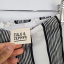 Zulu & Zephyr Stripe Fold Over Mini Skirt Size 14 by SwapUp-Online Second Hand Store-Online Thrift Store