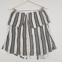 Zulu & Zephyr Stripe Fold Over Mini Skirt Size 14 by SwapUp-Online Second Hand Store-Online Thrift Store