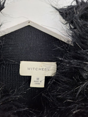 Witchery City Nights Fuzzy Vest Size M by SwapUp-Online Second Hand Store-Online Thrift Store