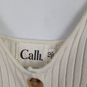Calli Pearl Ribbed Knit Tank Top Size 10 by SwapUp-Online Second Hand Store-Online Thrift Store
