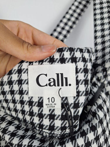 Calli Hounds Tooth Tie Up Top Size 10 by SwapUp-Online Second Hand Store-Online Thrift Store