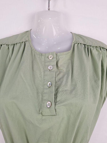 Oxford Sage Green Belted Mini Dress Size 10 by SwapUp-Online Second Hand Store-Online Thrift Store