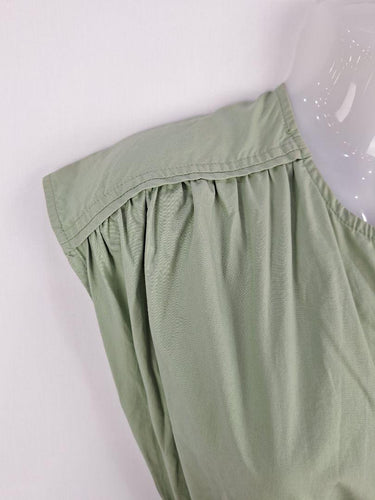 Oxford Sage Green Belted Mini Dress Size 10 by SwapUp-Online Second Hand Store-Online Thrift Store