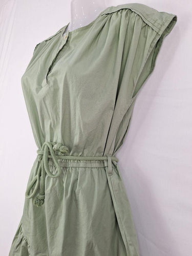 Oxford Sage Green Belted Mini Dress Size 10 by SwapUp-Online Second Hand Store-Online Thrift Store