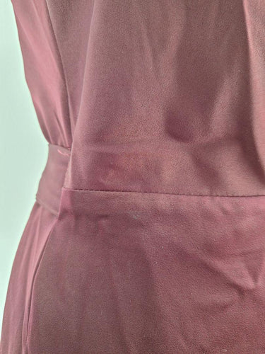 Chancery Maroon Wrap Evening Maxi Dress Size 10 by SwapUp-Online Second Hand Store-Online Thrift Store