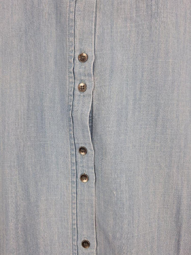 Sportscraft Due Button Chambray Shirt Size 14 by SwapUp-Online Second Hand Store-Online Thrift Store